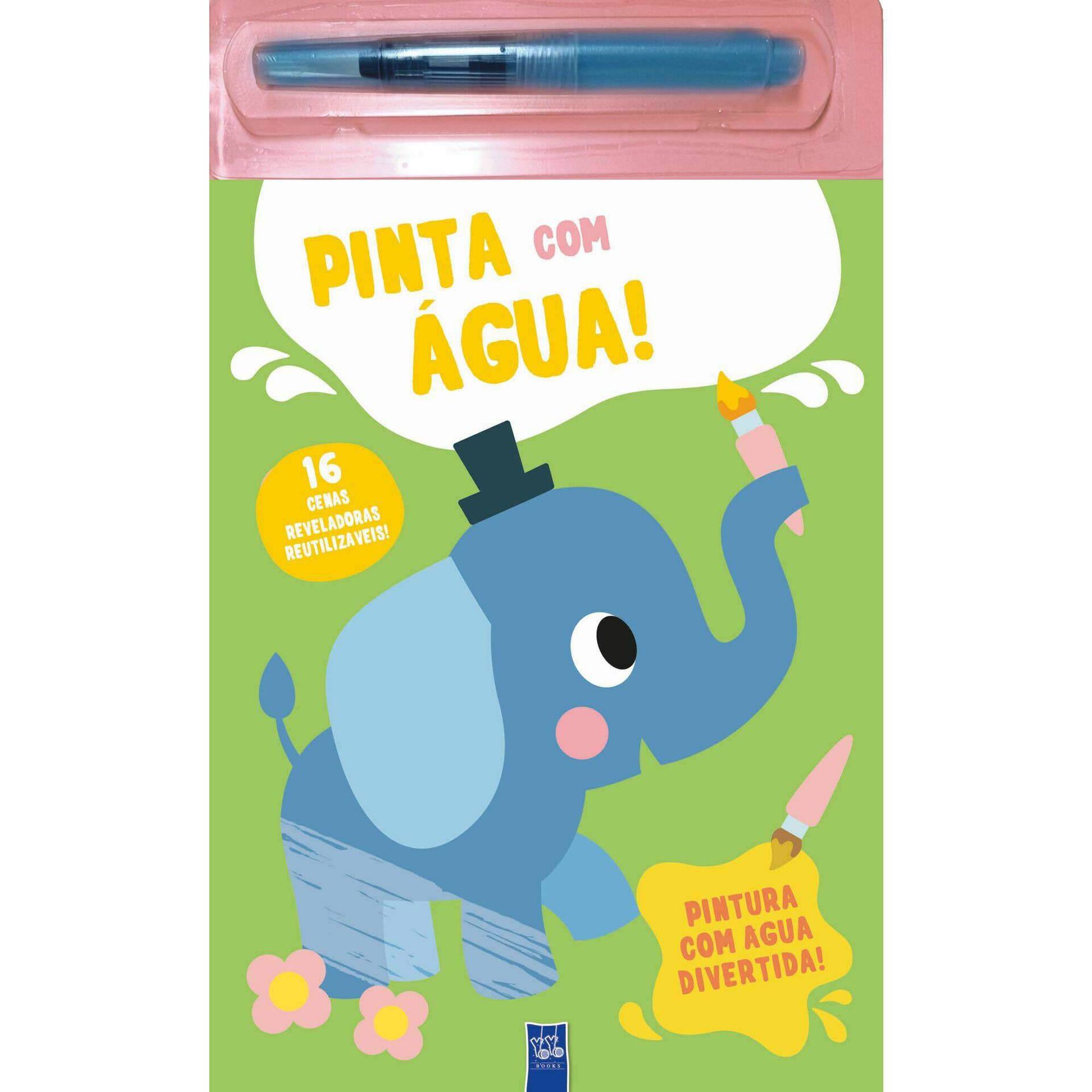 Pinta com Água - Elefante