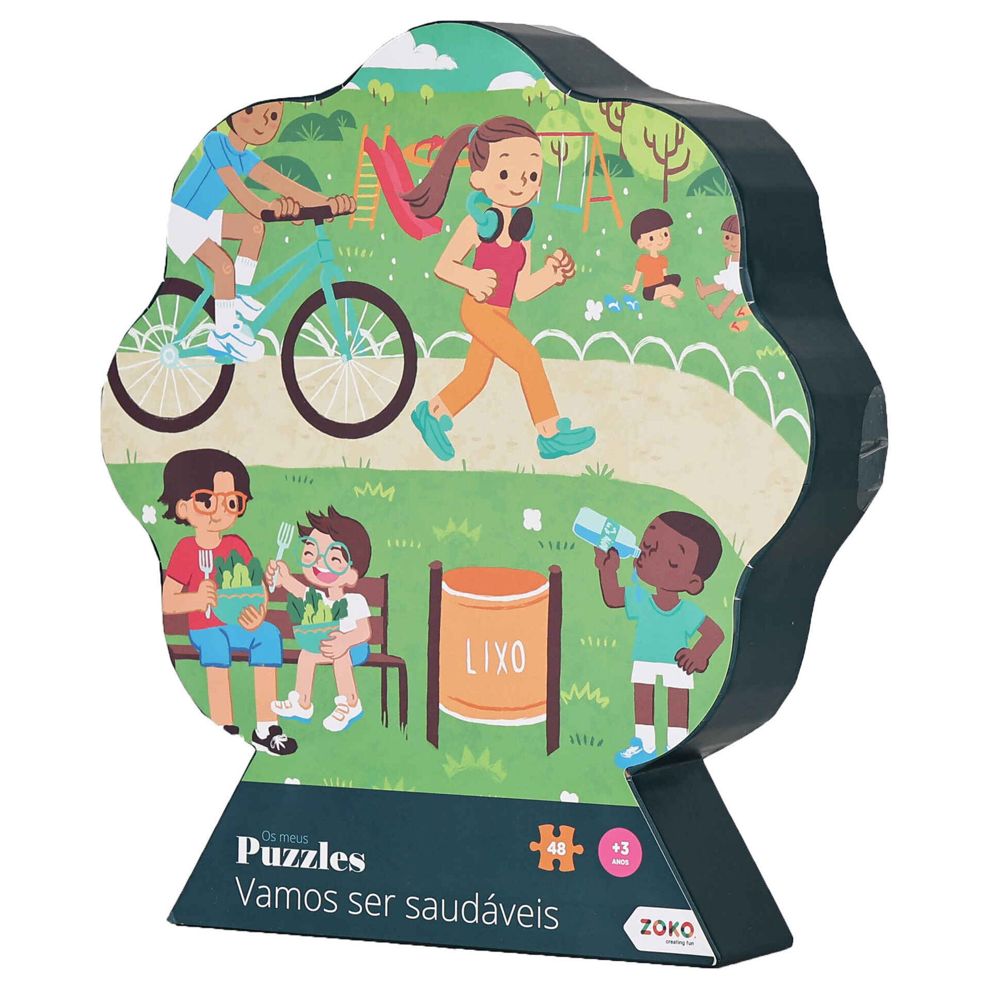 Puzzle Vida Saudável 48 Peças