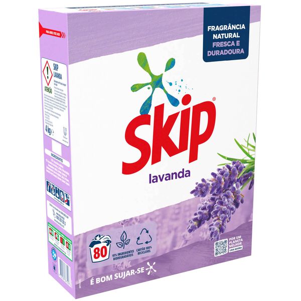 Detergente Máquina Roupa Pó Lavanda Skip