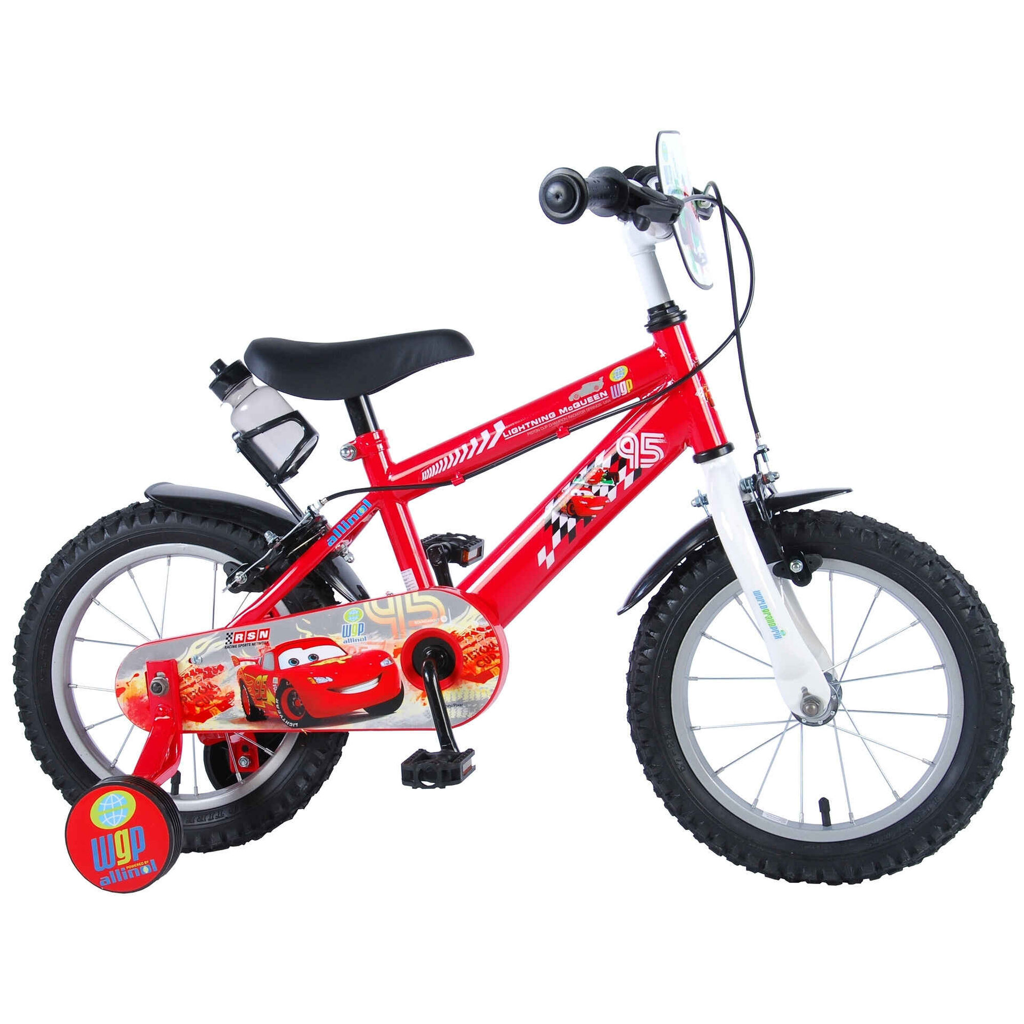 Bicicleta de Criança Roda 14'' 4-5 Anos Vermelha