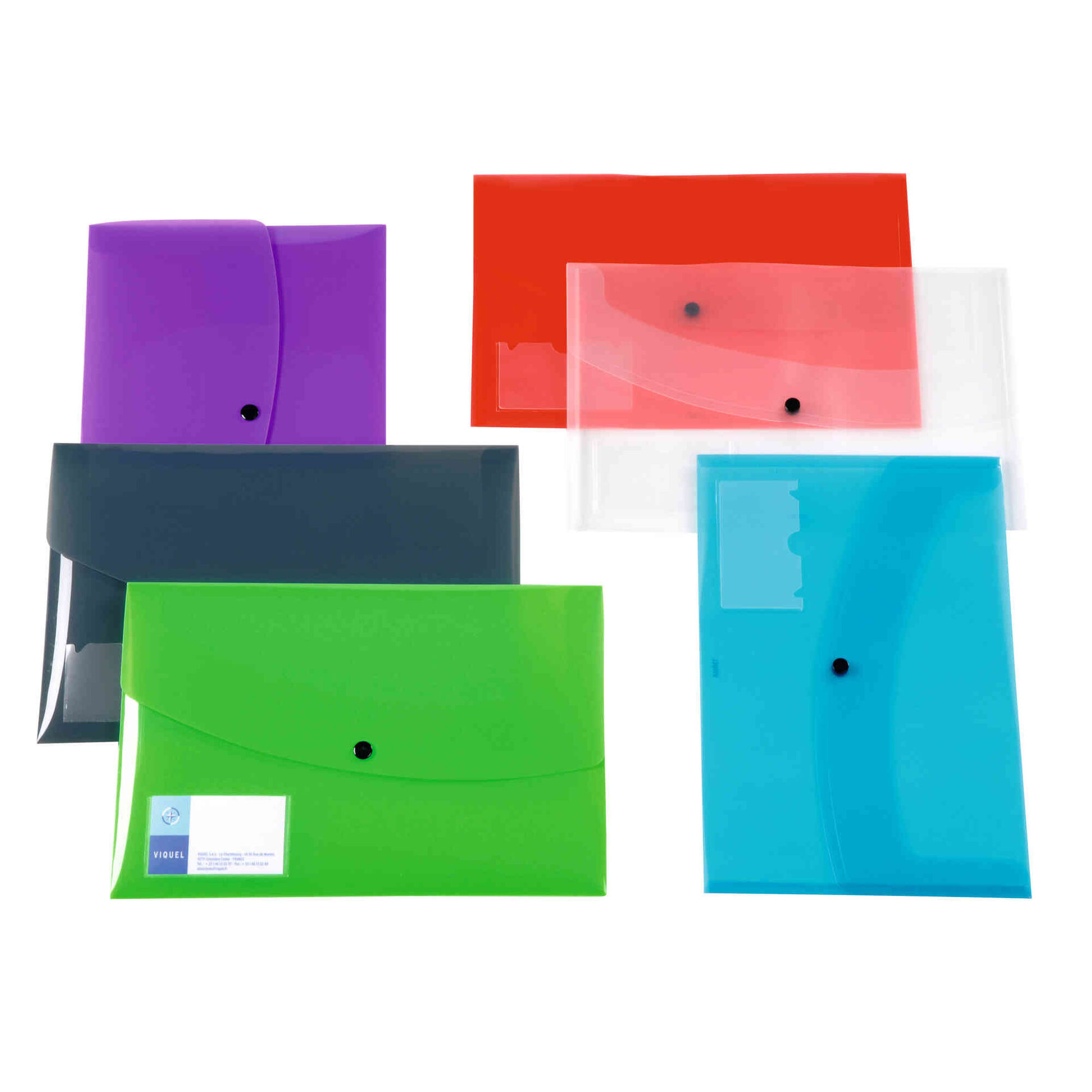 Classificador Envelope com Mola A4 (várias cores) Classificador Envelope com Mola A4 (várias cores)
