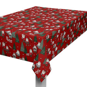 Toalha Mesa Impermeável PVC 140x140cm Fun Natal