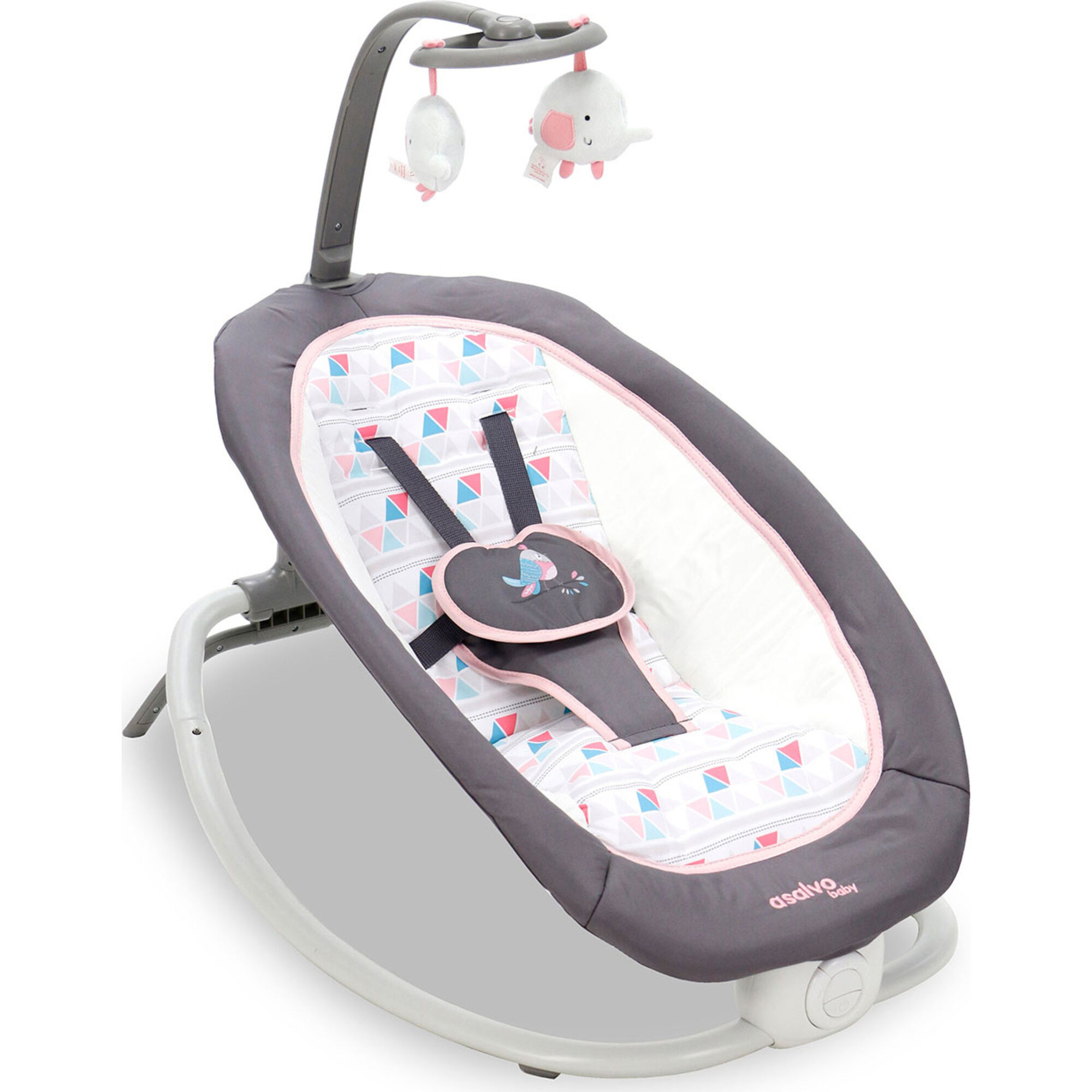 Cadeira de Repouso com Vibração e Música Rosa Fold Hamaquita