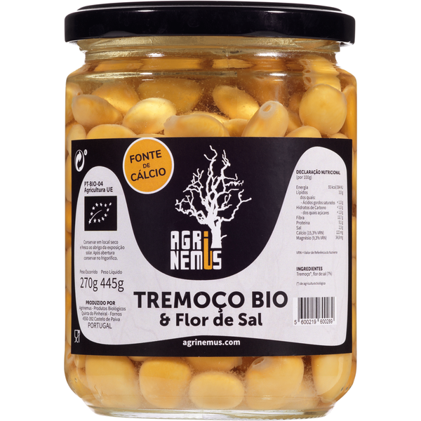 Tremoço e Flor de Sal Biológicos Agrinemus