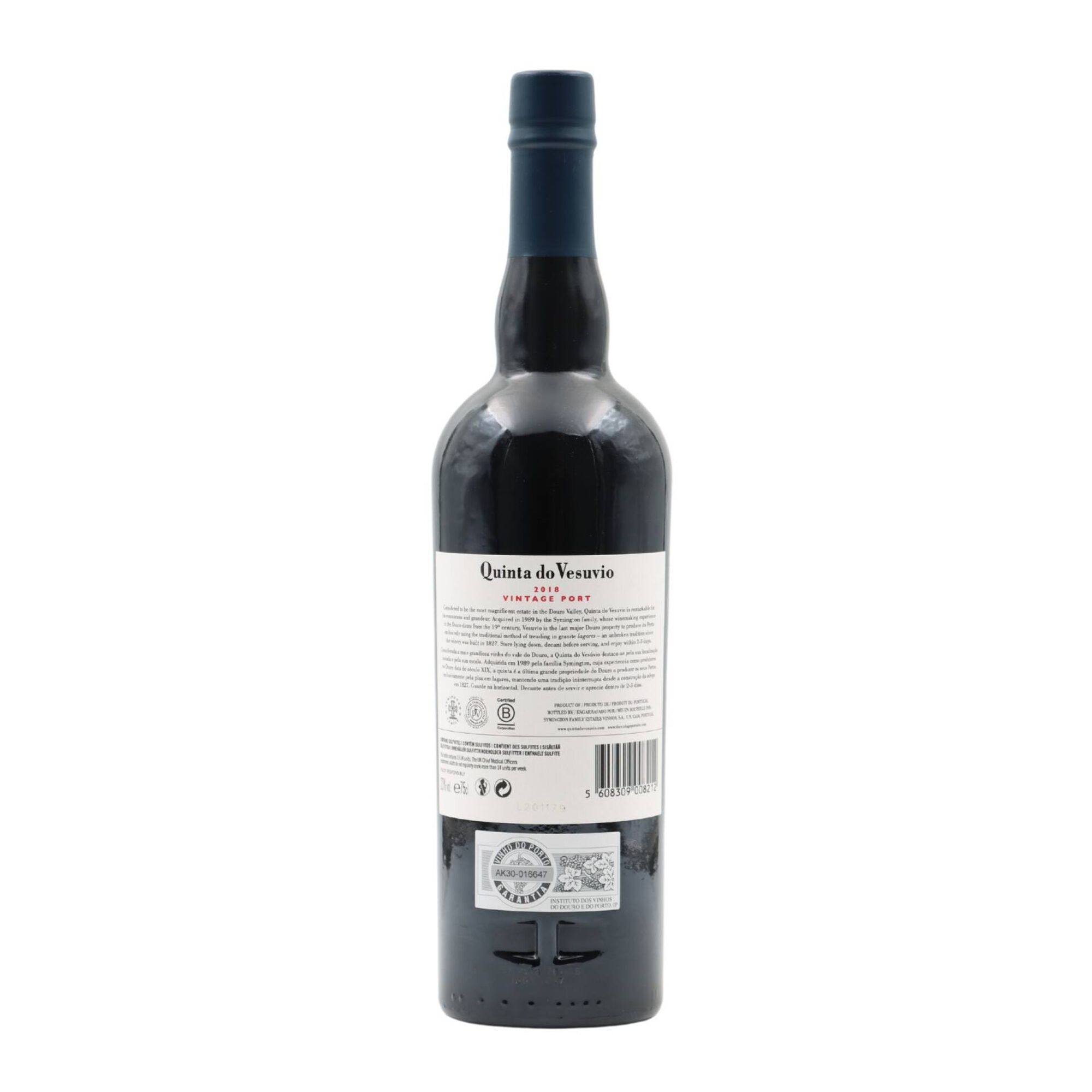 Quinta Do Vesuvio Vinho Do Porto Vintage 2018