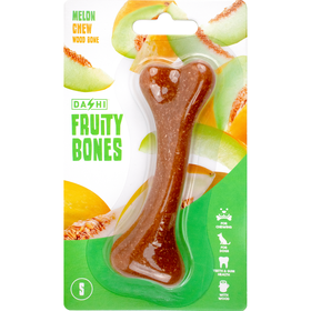 Snack para C&atilde;o Osso Mordedor Madeira Fruity Bone Mel&atilde;o S Dashi