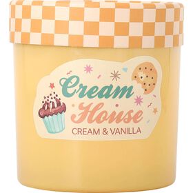 Vela Copo com Tampa 280g Icre Cream Amarela Kasa