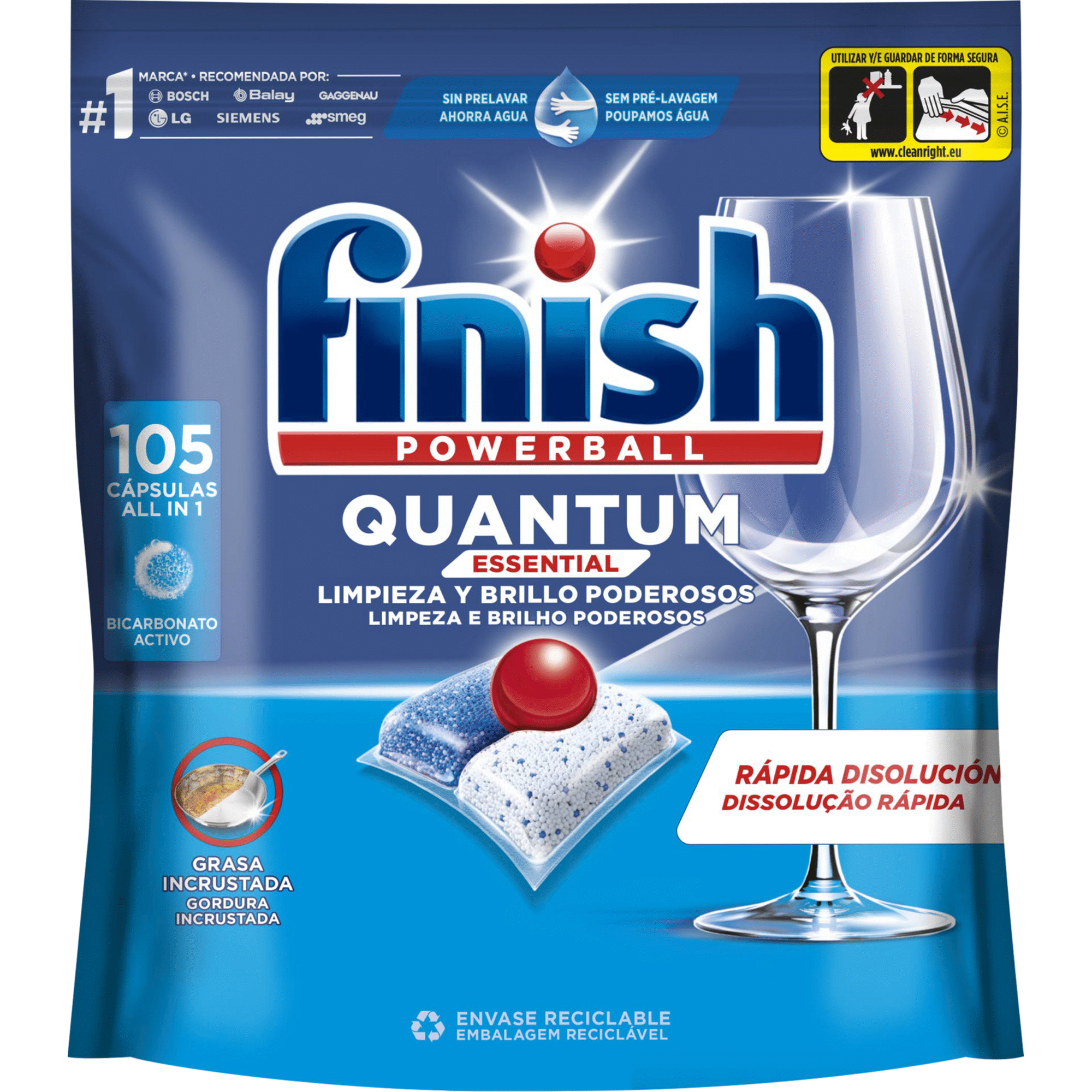 Detergente Máquina Loiça Pastilhas Quantum