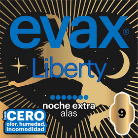 Pensos Higiénicos Liberty Noite Extra com Abas Pensos Higiénicos Liberty Noite Extra com Abas