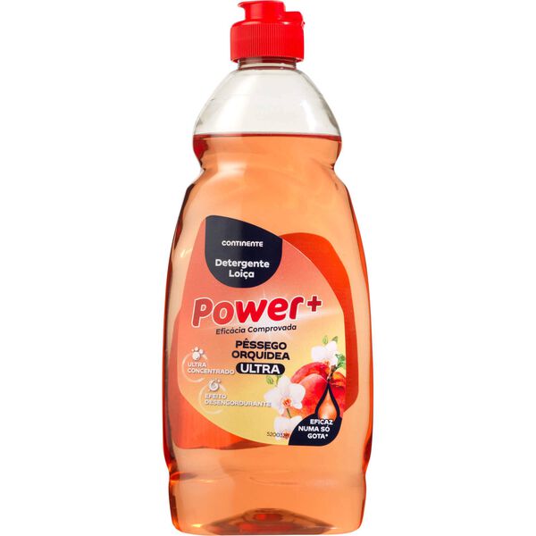 Detergente Manual Loiça Power+ Pêssego Orquídea Continente