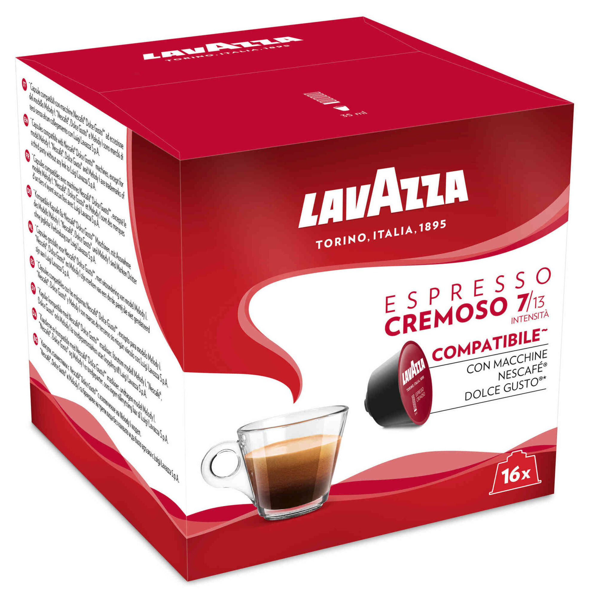 Cápsulas de Café Cremoso Int 7