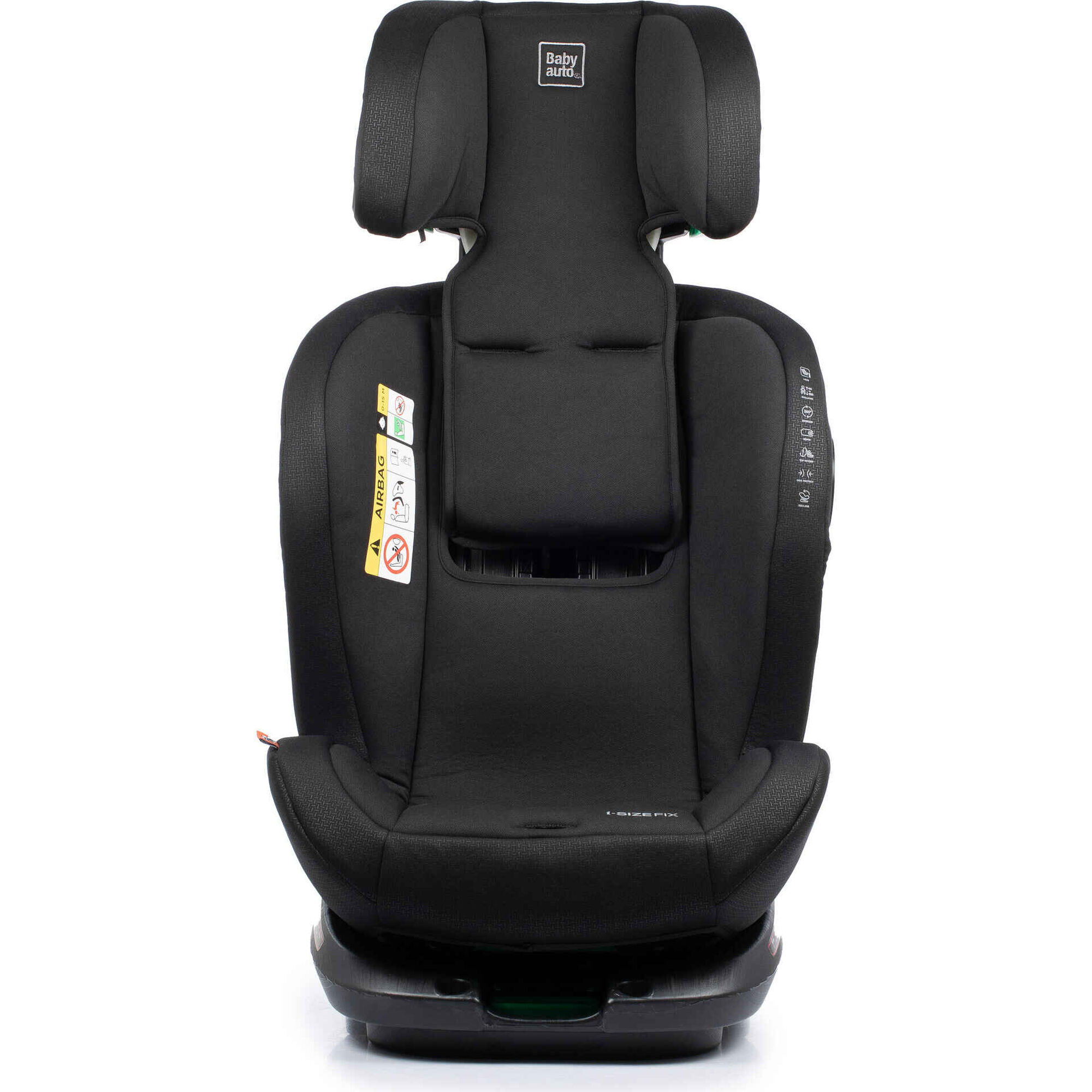 Cadeira Auto I-Size 40-150cm Isofix Rotativa Torna Fix Preto