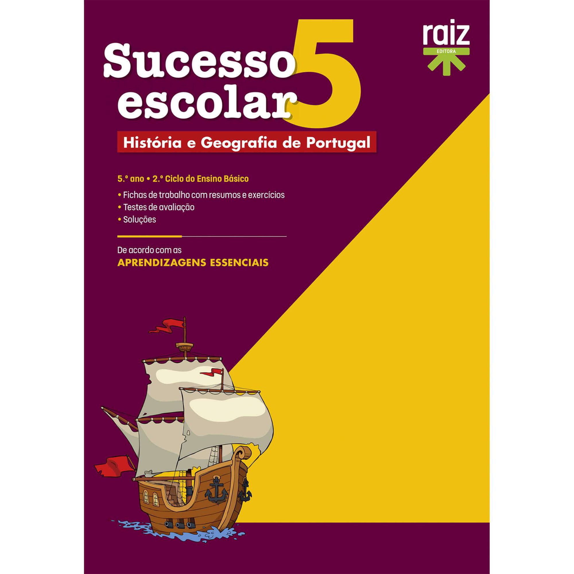 Sucesso Escolar - Hist&oacute;ria e Geografia de Portugal - 5&ordm; Ano