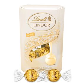 Bombons de Chocolate Branco Lindor Cornet