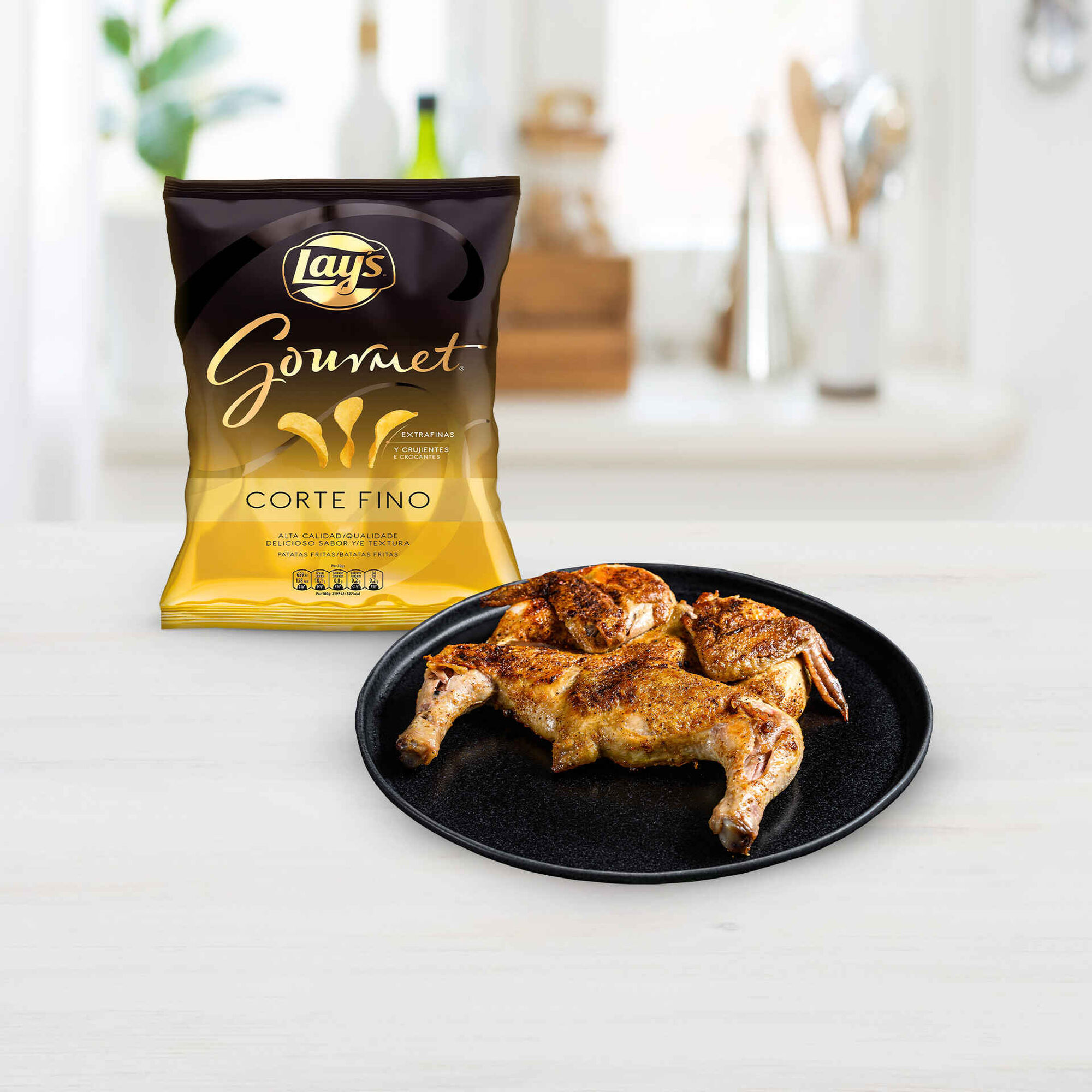 Frango e Batata Frita Gourmet