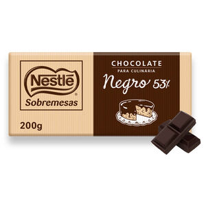 Tablete de Chocolate Culinária 53% sem Glúten Nestlé Sobremesas