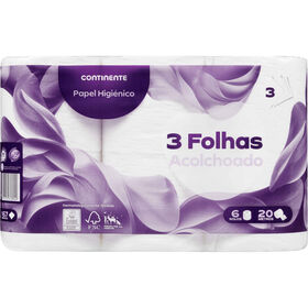 Papel Higi&eacute;nico 3 Folhas Acolchoado