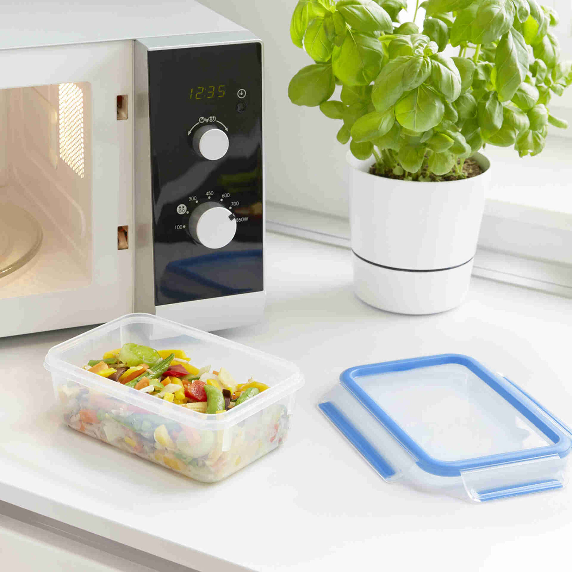 Caixa Hermética Retangular Plástico Emsa