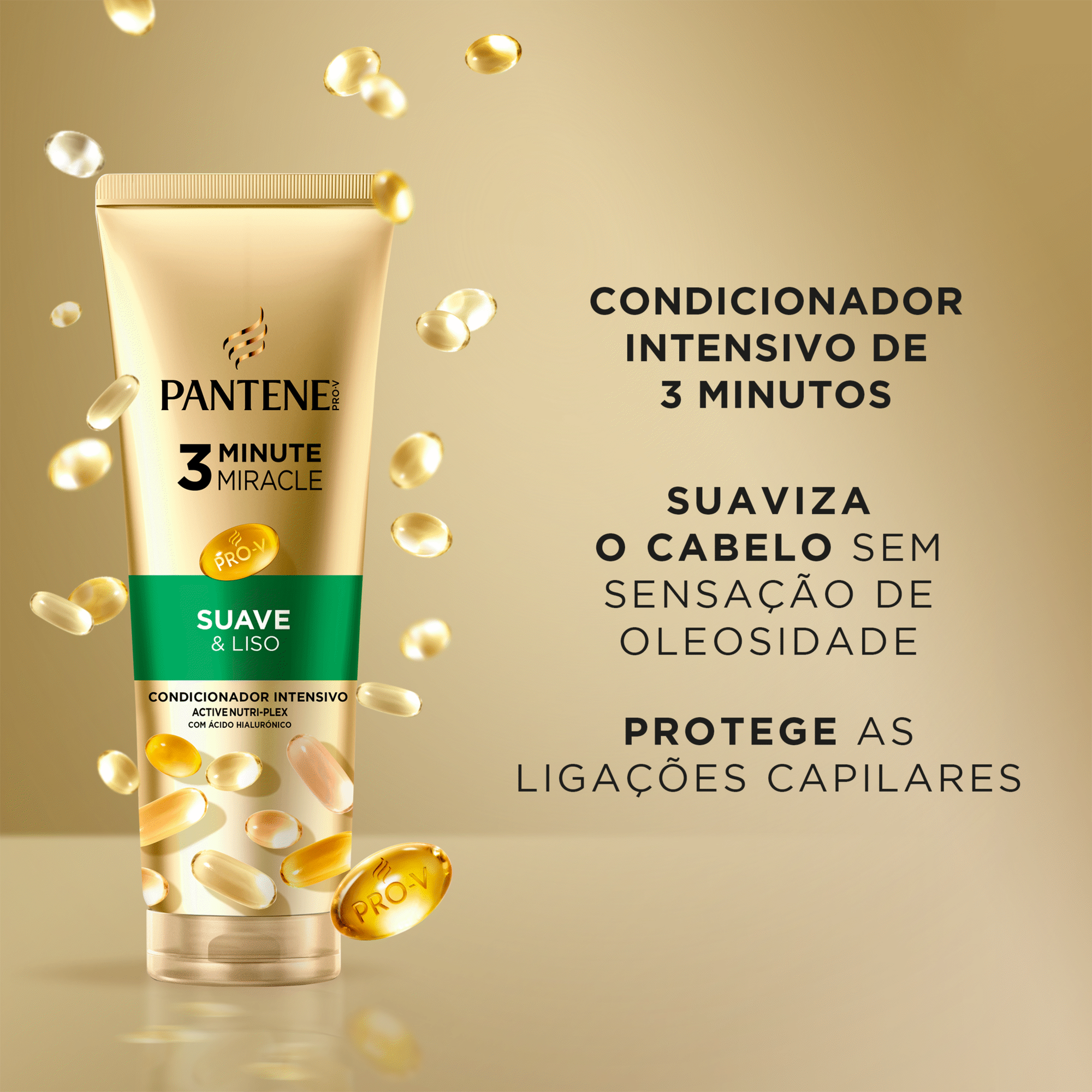 Condicionador Intensivo Pro-V Active Nutri-Plex Miracle Suave e Liso Pantene