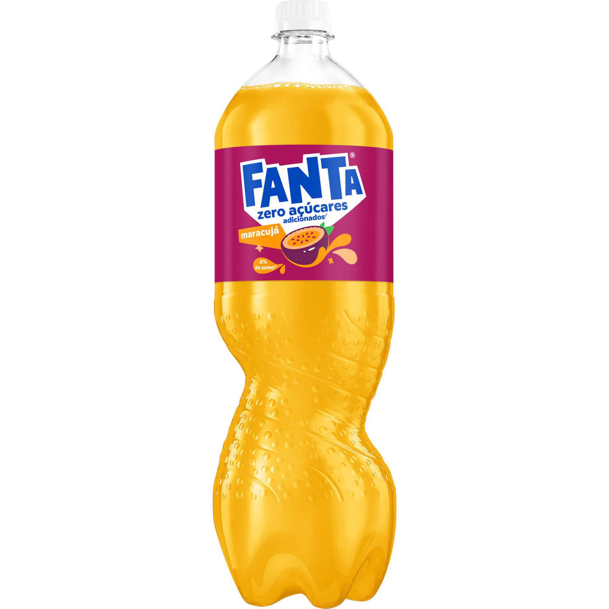 Refrigerante com G&aacute;s Maracuj&aacute; sem A&ccedil;&uacute;car Fanta