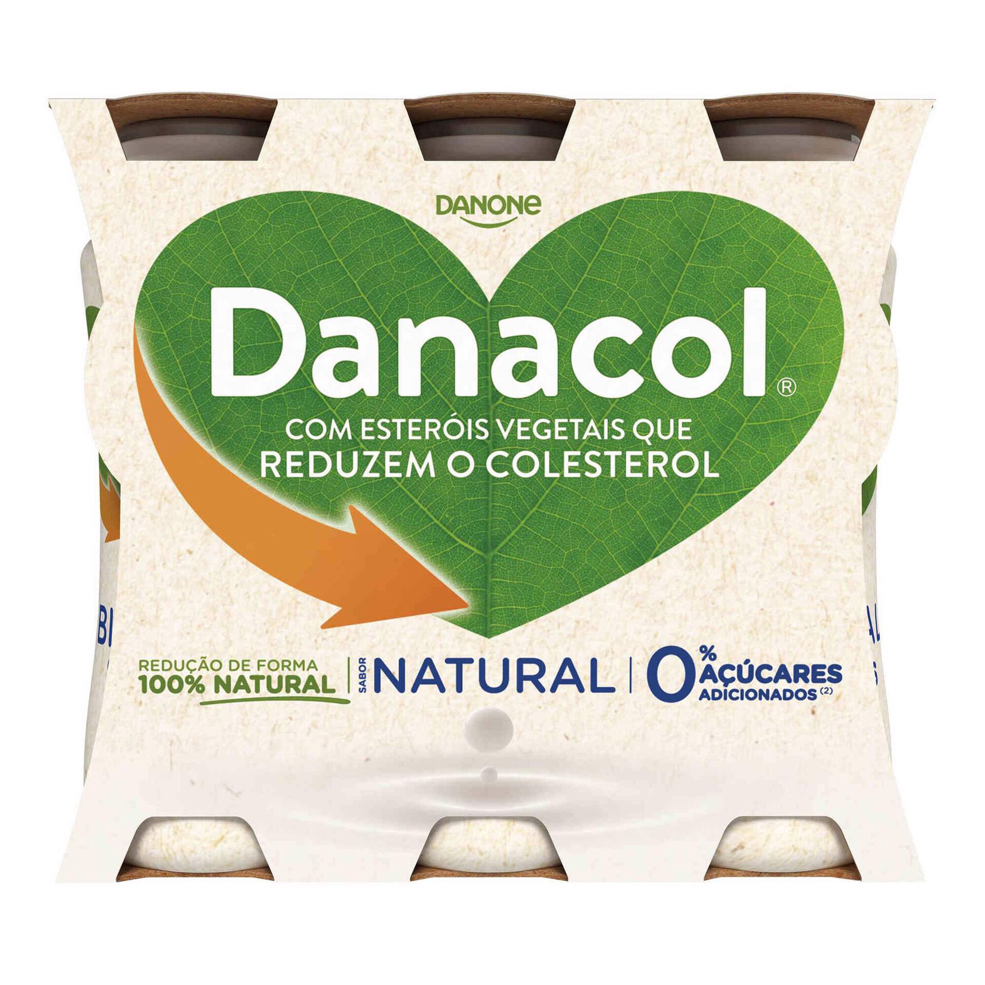 Iogurte Líquido Reduz Colesterol Natural
