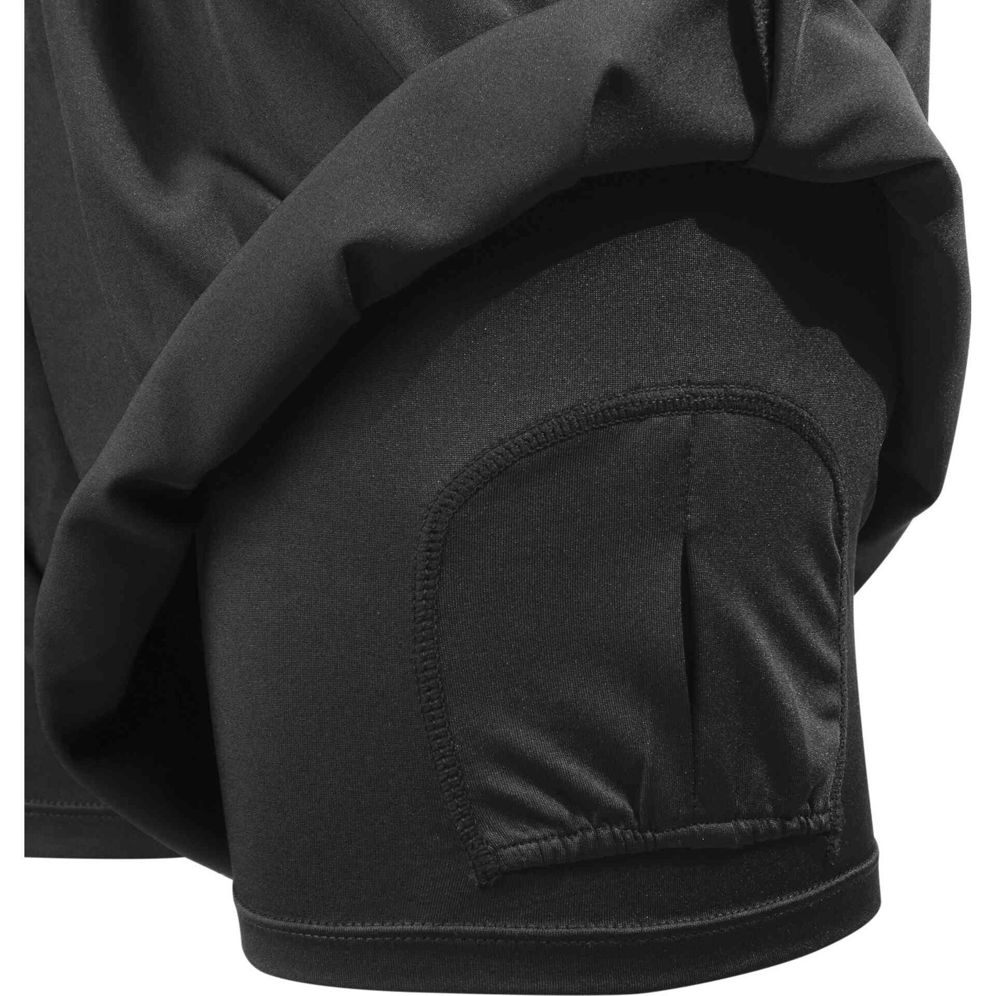 Calções de Corrida com Legging Mulher Preto S