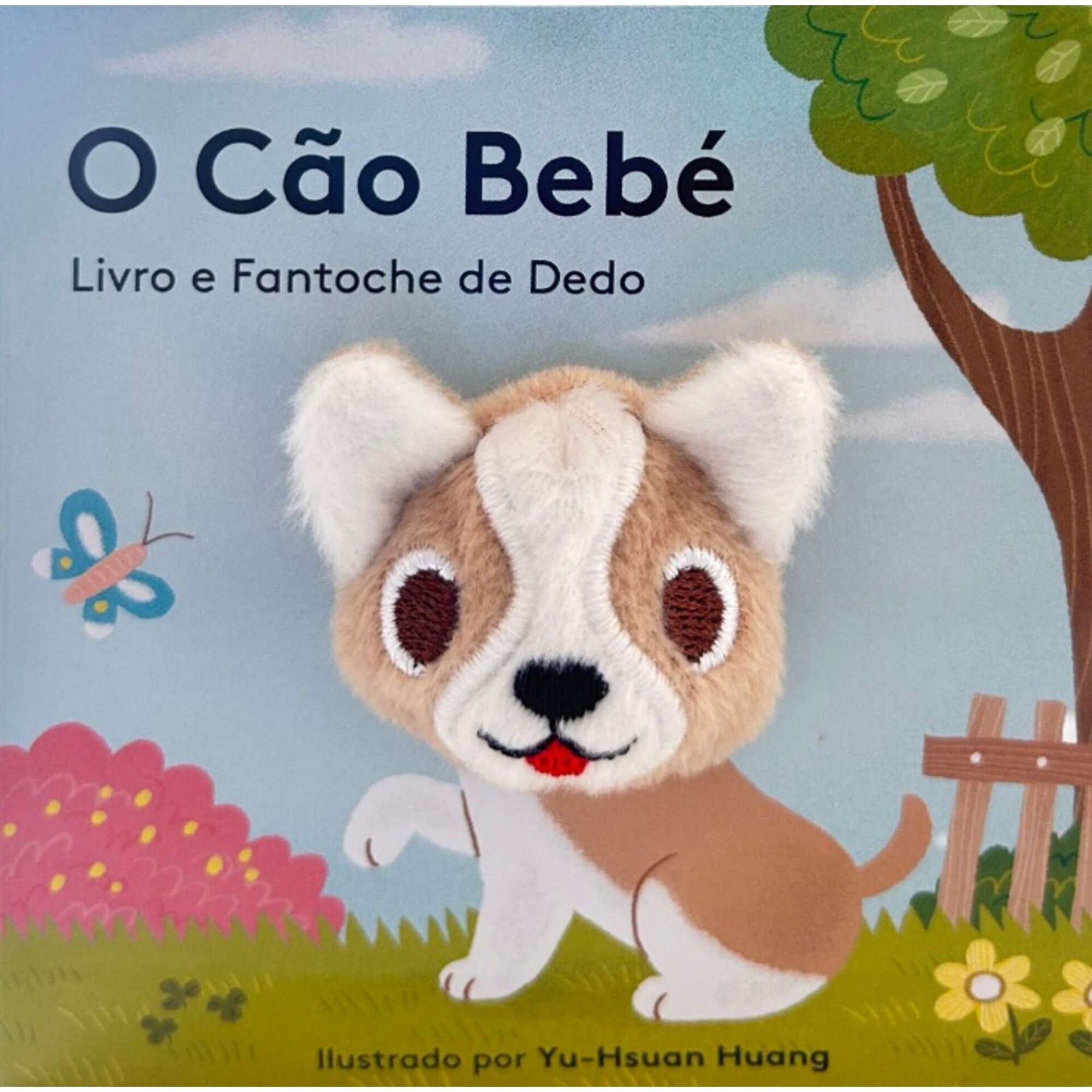 Livro e Fantoche de Dedo - O C&atilde;o Beb&eacute;