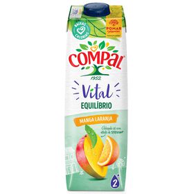 N&eacute;ctar Manga e Laranja com Stevia Compal Vital Equil&iacute;brio