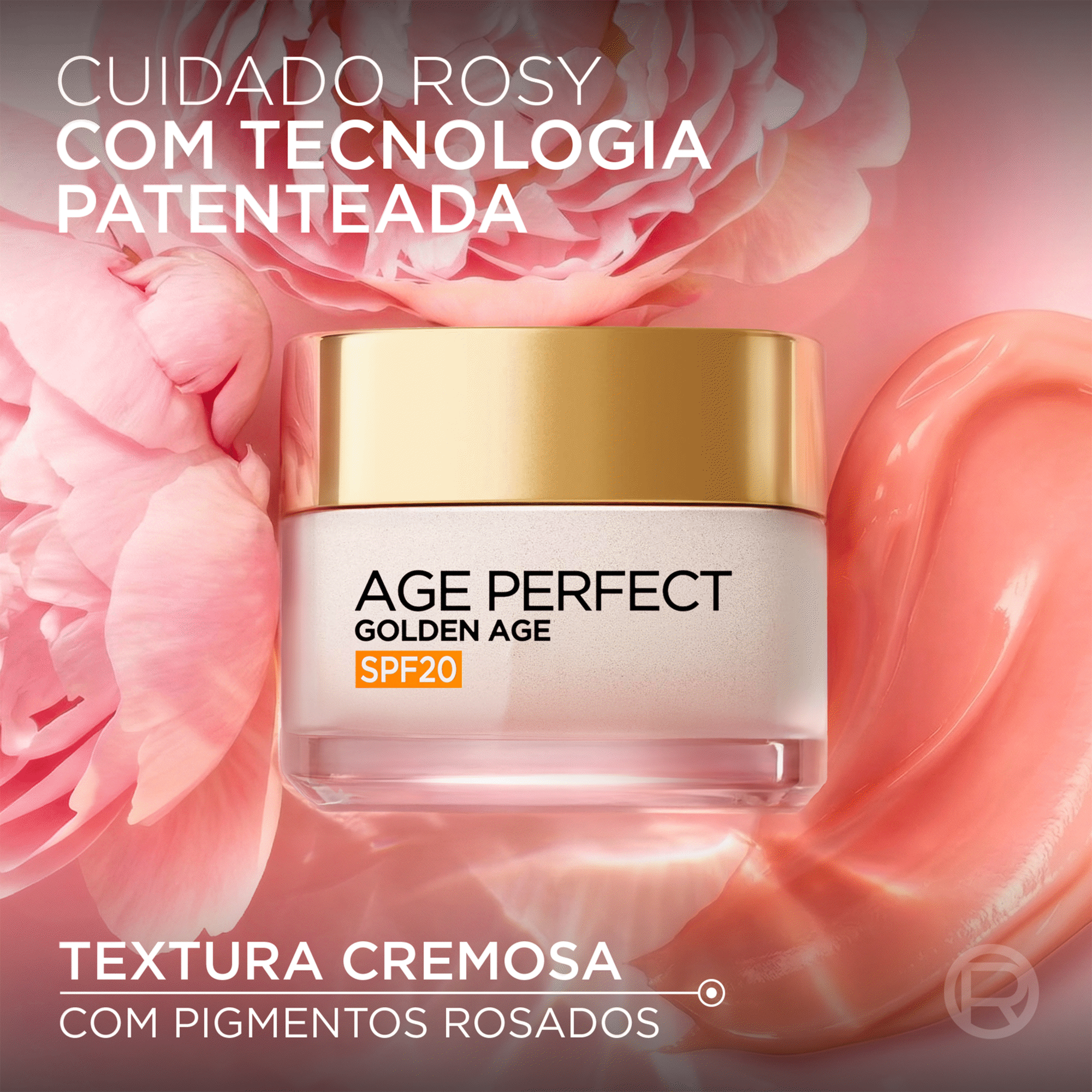 Creme de Rosto Dia Age Perfect Golden FPS 20 L'Or&eacute;al Paris