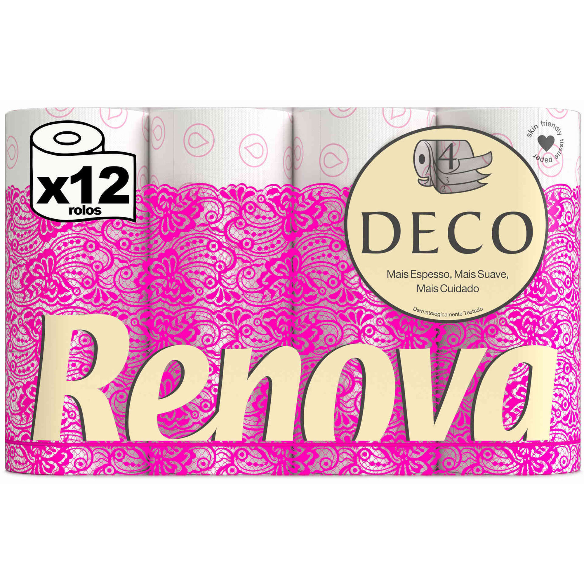 Papel Higiénico 4 Folhas Deco