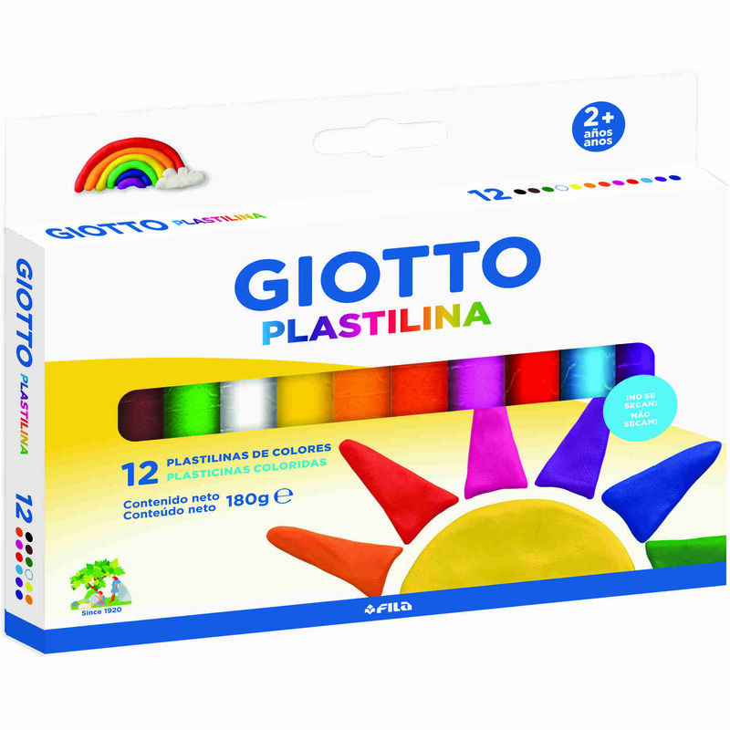 Plasticina com 12 Barras Giotto