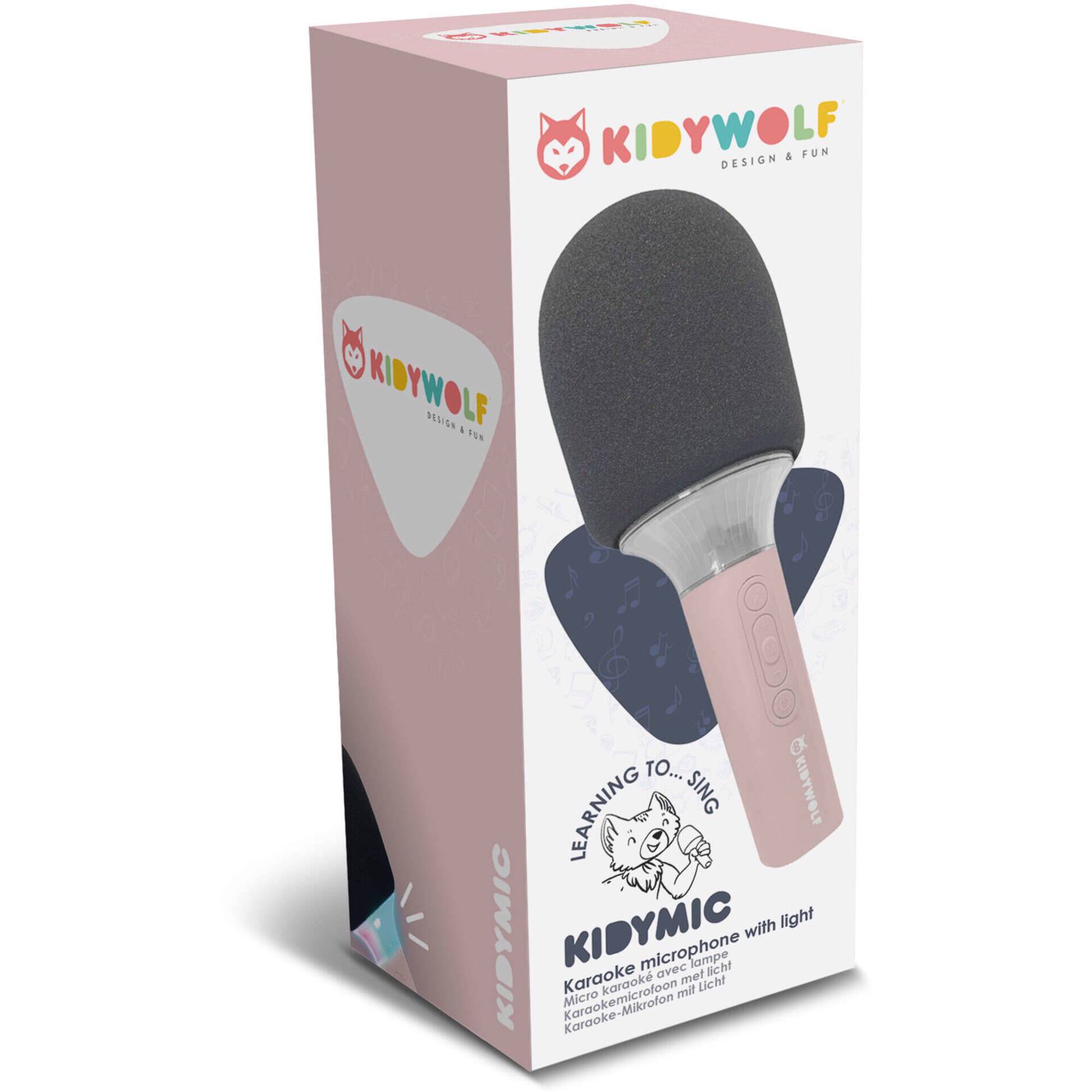Kidiwolf - Microfone de Karaoke Rosa