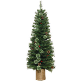 &Aacute;rvore de Natal 150cm com Pinhas e Bagas Kasa