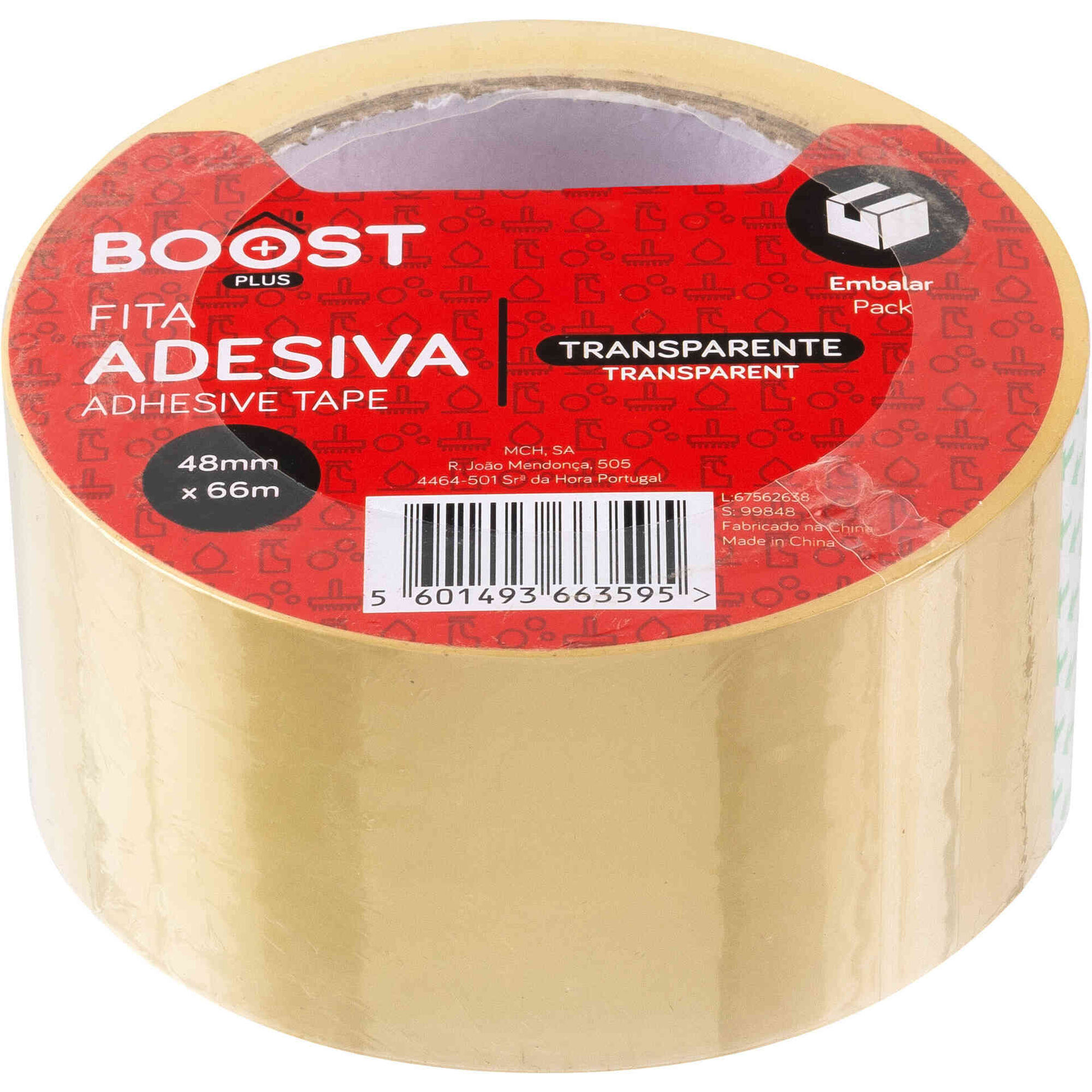 Fita Cola de Embalar 448mmx66mts Transparente