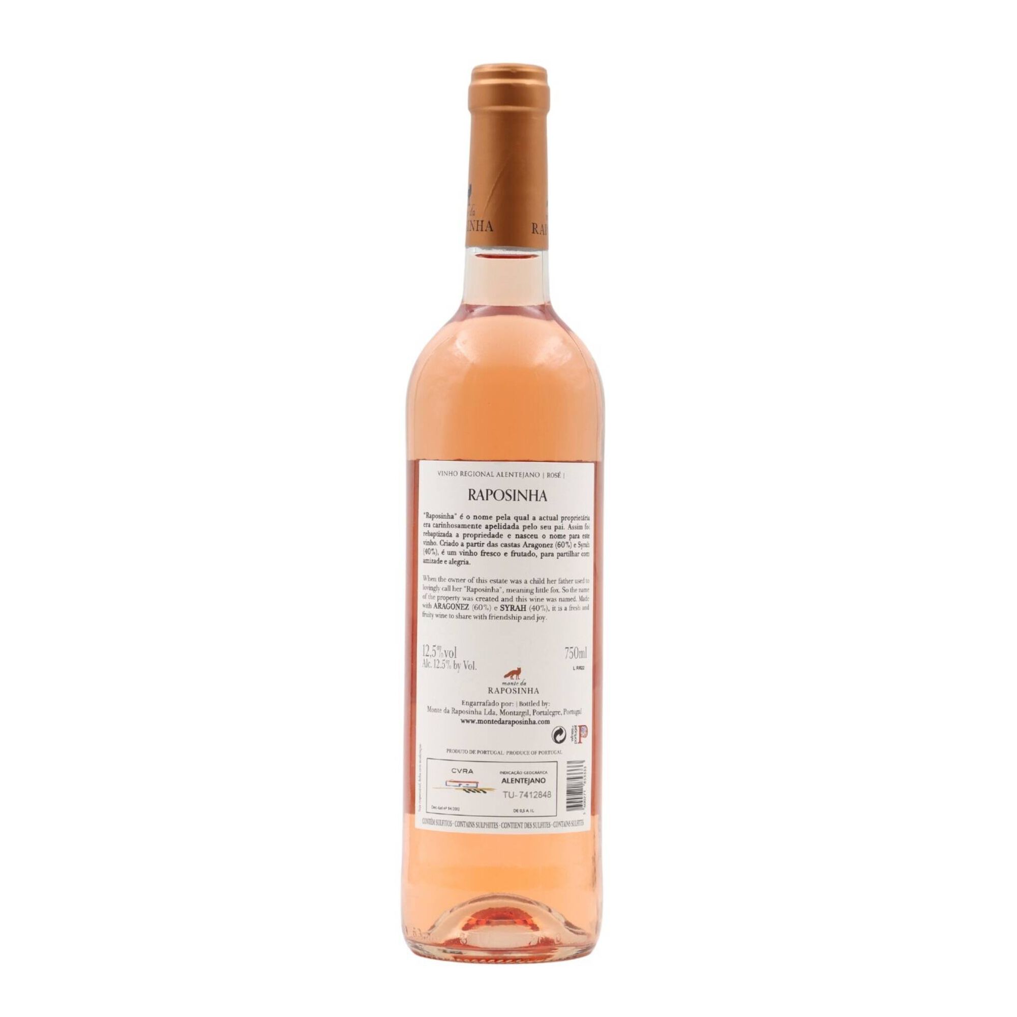 Raposinha Alentejano Vinho Ros&eacute;