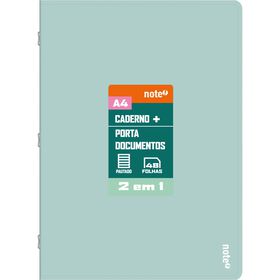 Caderno Agrafado A4 48 Folhas (v&aacute;rias cores) Note!