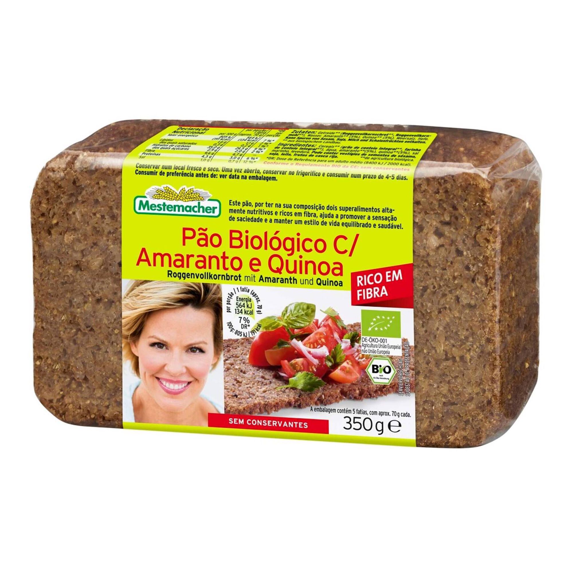 Pão com Amaranto e Quinoa Biológico Pão com Amaranto e Quinoa Biológico
