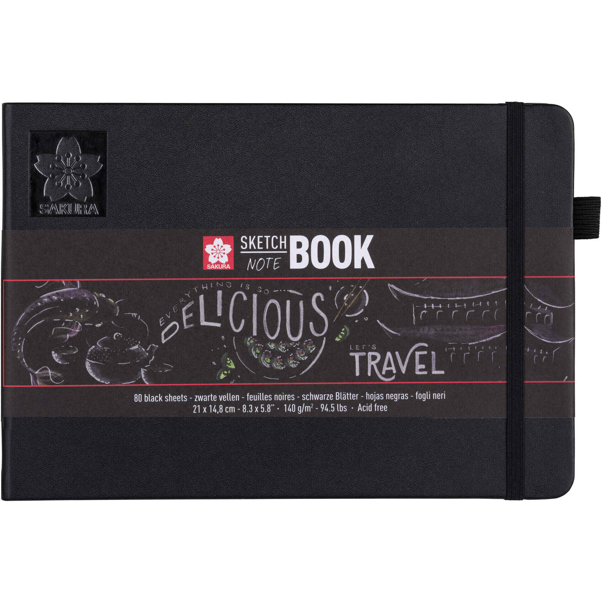 Caderno para Desenho com Folhas Pretas