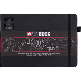 Caderno para Desenho com Folhas Pretas