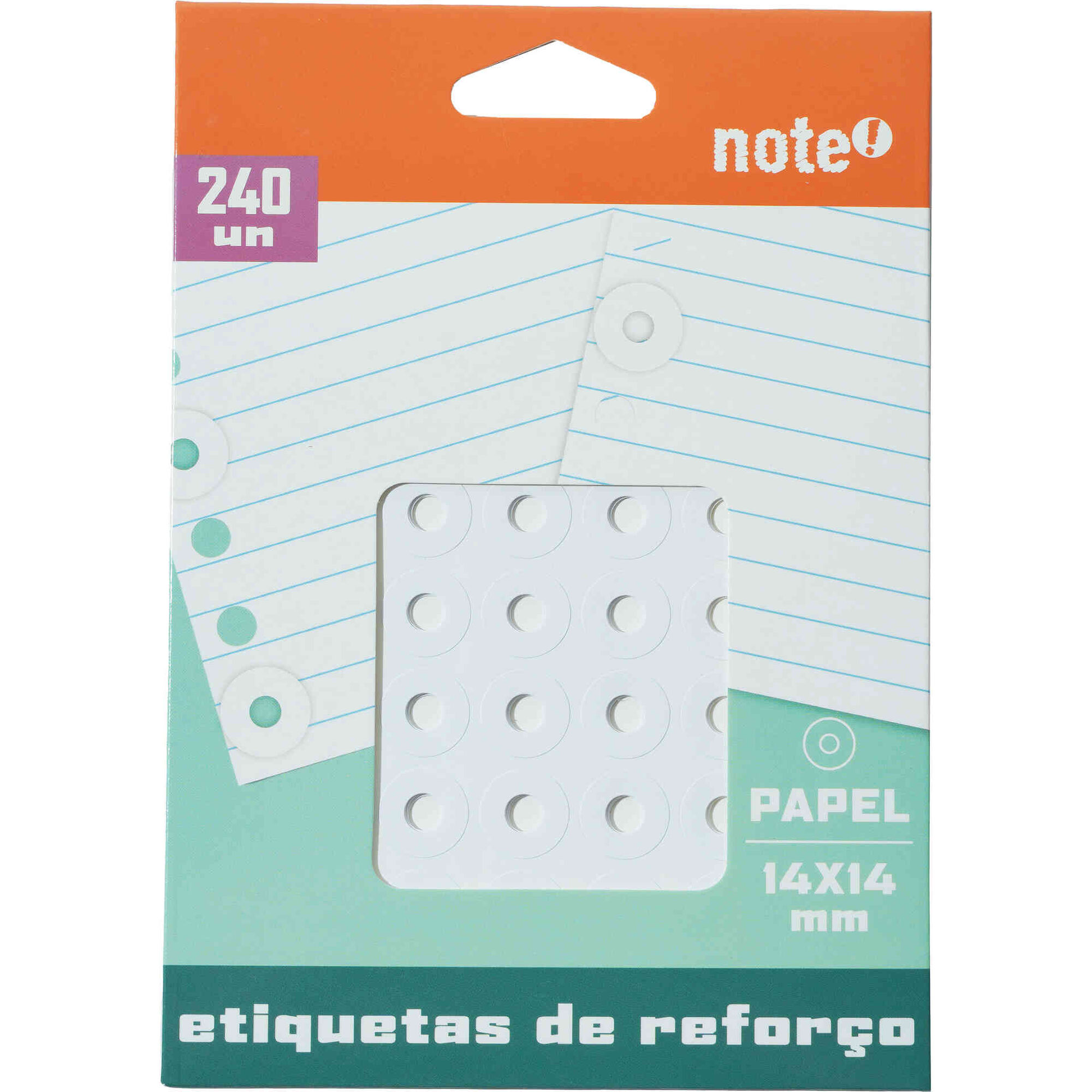 Conjunto 240 Etiquetas Adesivas para Refor&ccedil;o Note!