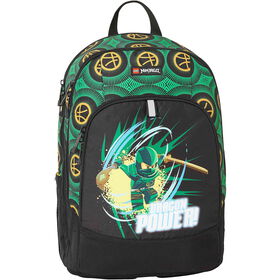 Mochila Preta e Verde Dragon Power LEGO Ninjago