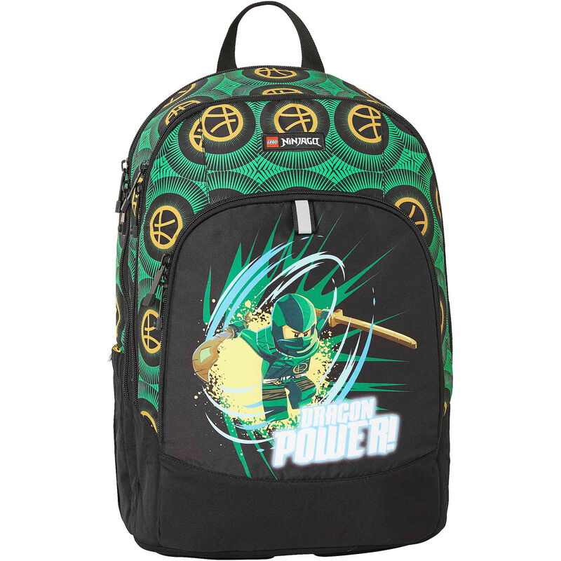 Mochila Preta e Verde Dragon Power LEGO Ninjago