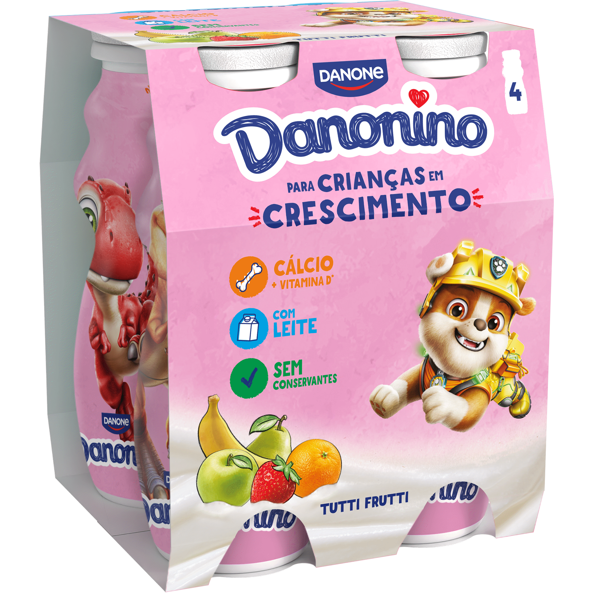 Iogurte L&iacute;quido Tutti Frutti Infantil Danonino Danone