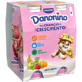 Iogurte L&iacute;quido Tutti Frutti Infantil Danonino Danone
