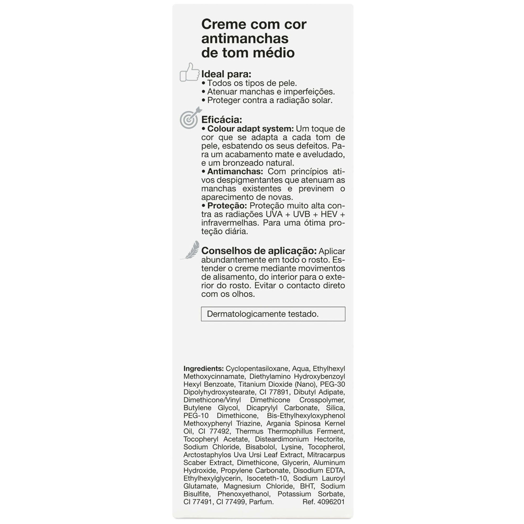 CC Cream Anti-manchas Tom Médio FPS 50+