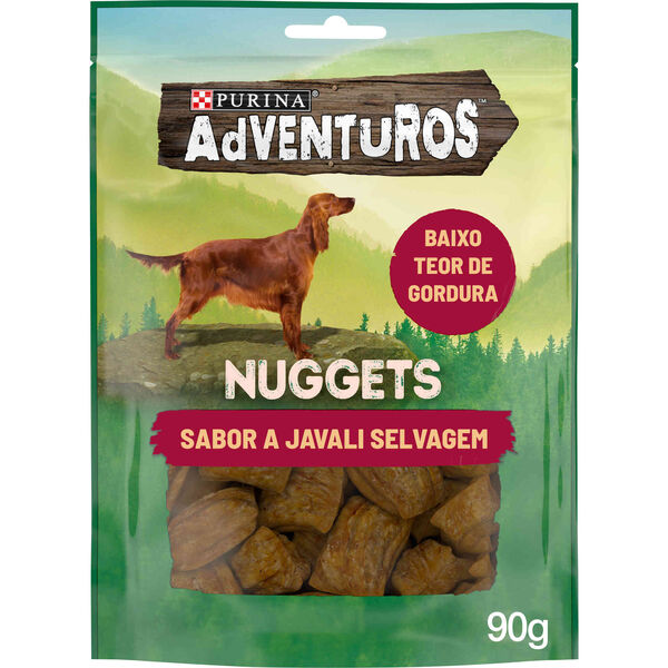 Biscoito para Cão Adventuros Nuggets Javali Purina Adventuros