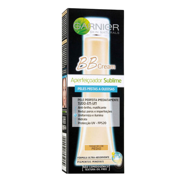BB Cream Aperfeiçoador Sublime Médio Pele Mista e Oleosa Garnier