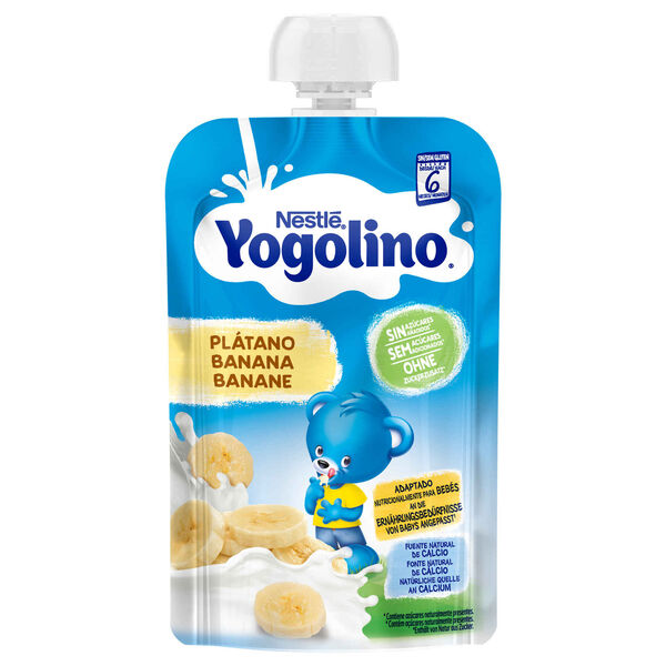 Alimento Lácteo de Banana sem Glúten +6M Yogolino