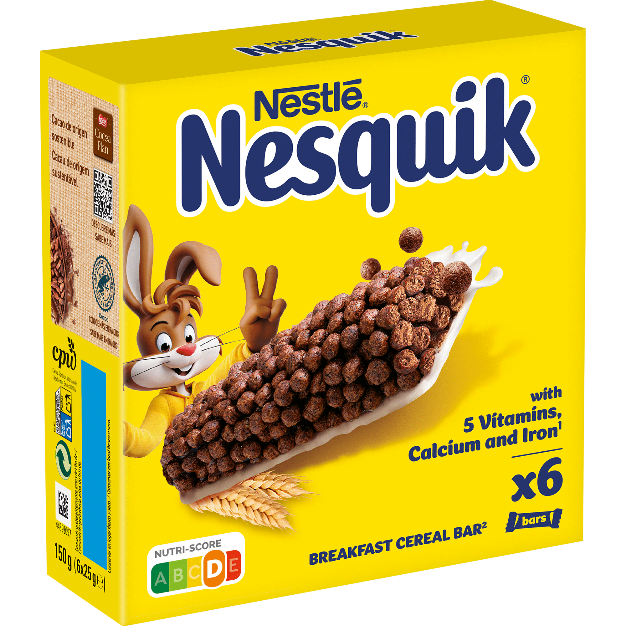 Barras de Cereais Nesquik