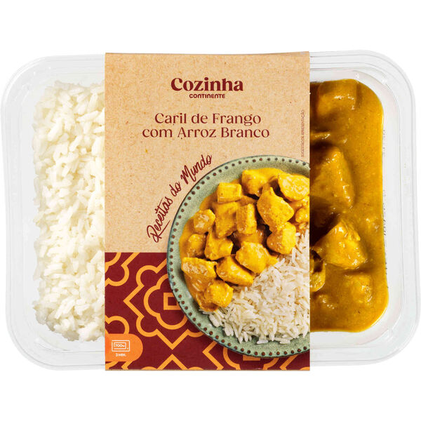 Caril de Frango com Arroz Cozinha Continente